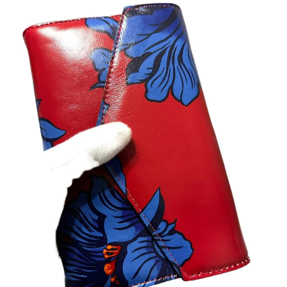 NWT Patricia Nash Kaisa Grecian Rose Leather Wristlet Wallet clutch - Picture 13 of 13